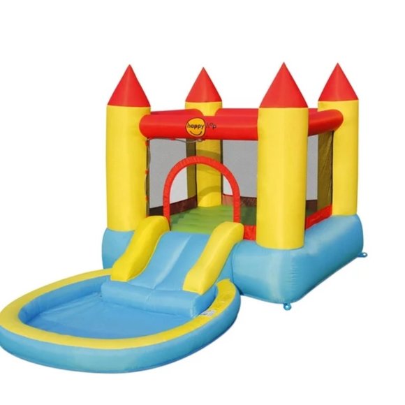Happy Hop Bouncy Castle with Pool Slide - Picture 1 of 6